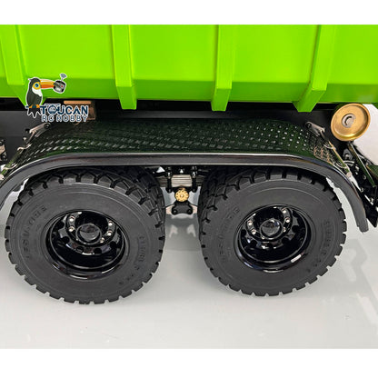 LESU 1/14 8x8 RC Métal Peint Assemblé RTR Camion Basculeur Hydraulique Avec Grue Z0017