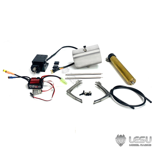 LESU Optional Länge Hydraulische Pumpe Zylinder Set Versenkbare 1/14 RC Lkw