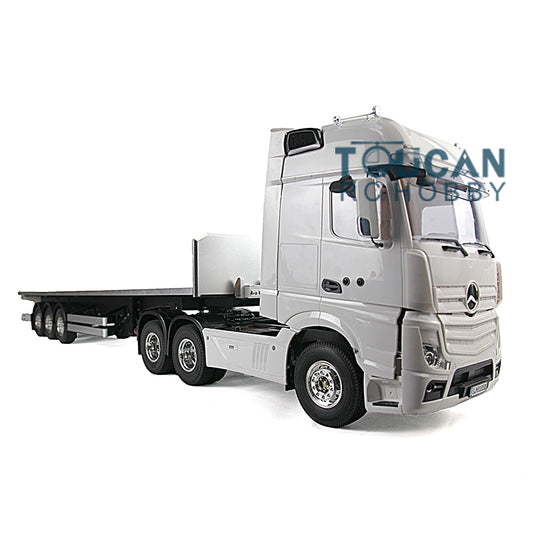 Camion tracteur à plateau 6*4 RC DIY 1/14