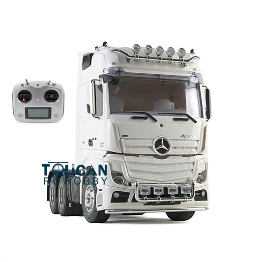 1/14 Unpainted 3 Axles Highline RC Tractor Truck Trailer