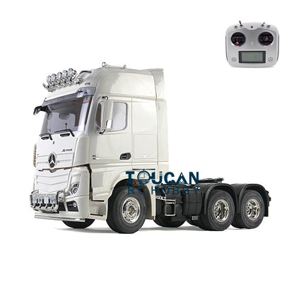 1/14 Unpainted 3 Axles Highline RC Tractor Truck Trailer