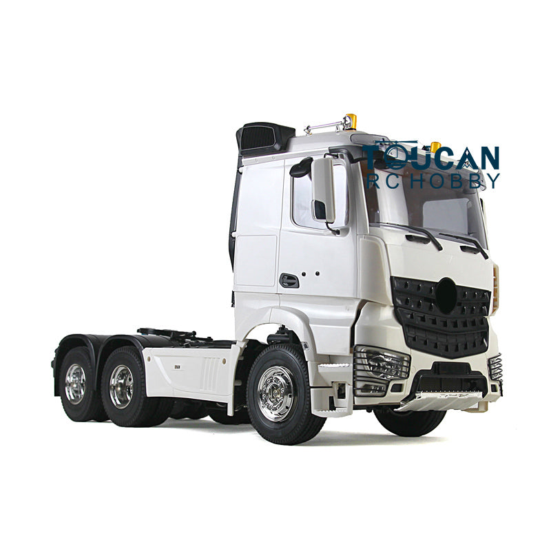 US STOCK TOUCAN 1/14 RC 3Axles Low Top Tractor Truck Trailer KIT DIY Model Motor