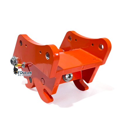 TOUCAN 1/8 Metal RC Excavator Attachments for 385CF Hydraulic Digger, Ripper, Bucket, Rake, Quick Coupler & Construction Model