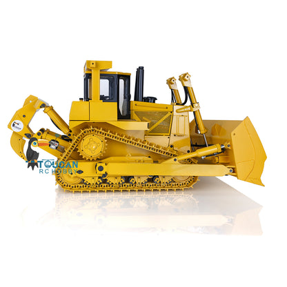 Fast Shipping Metal 1/14 RC Bulldozer Hydraulic DXR2 Remote Control D10T Tracked Dozer Model with 3T Sound System