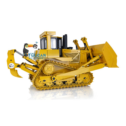 US STOCK Metal 1/14 RC Hydraulic Bulldozer DXR2 Remote Control Dozer New Sound Module