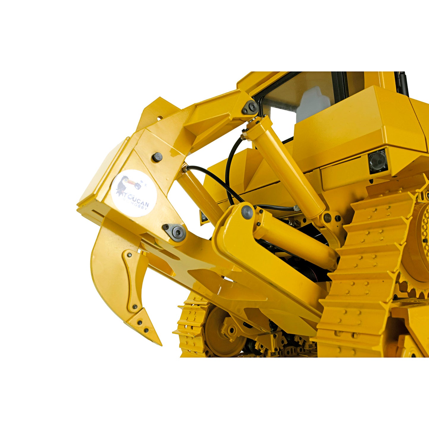 ONLY ONE US STOCK Metal 1/14 RC Bulldozer Hydraulic DXR2 Remote Control D10T Tracked Dozer Model