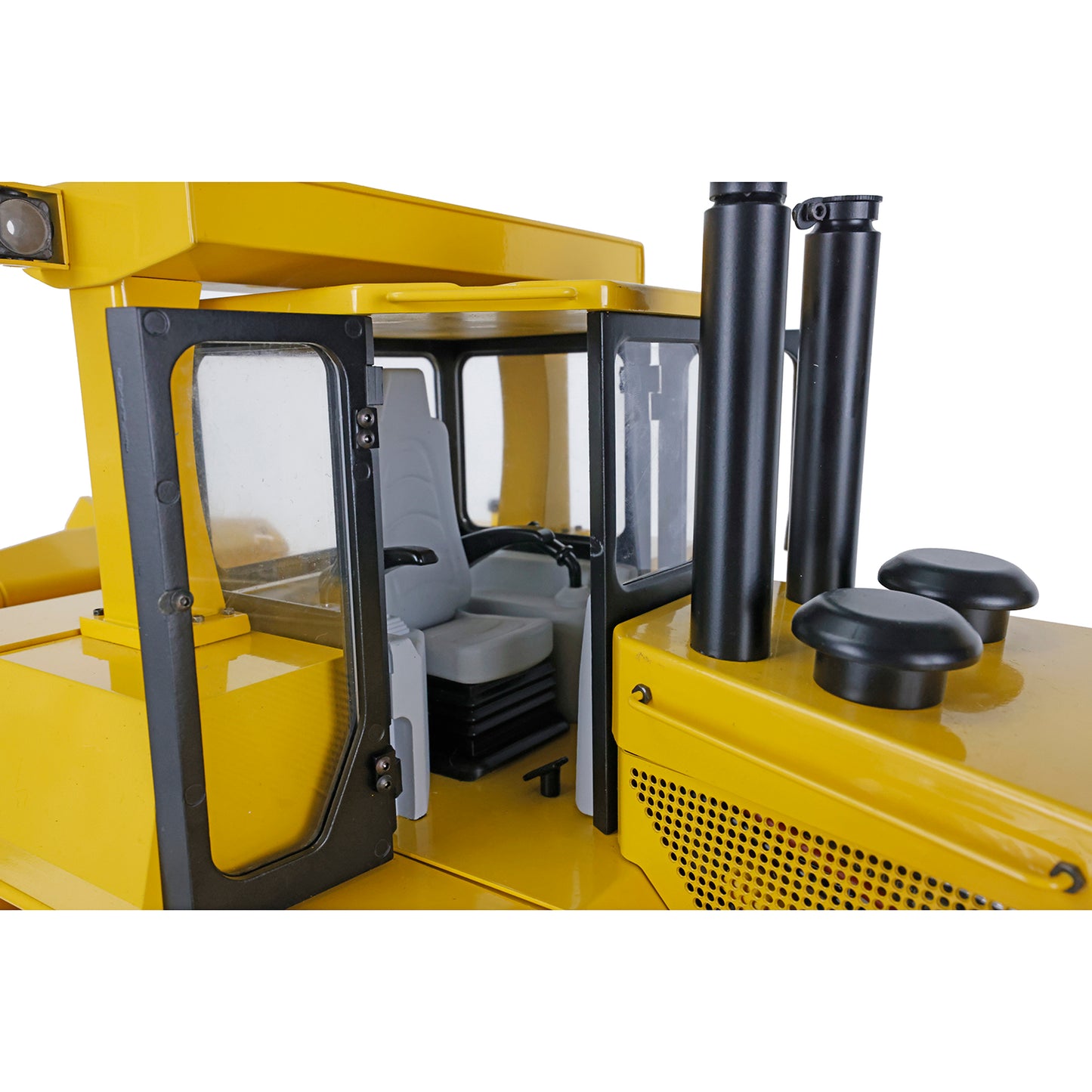 ONLY ONE US STOCK Metal 1/14 RC Bulldozer Hydraulic DXR2 Remote Control D10T Tracked Dozer Model