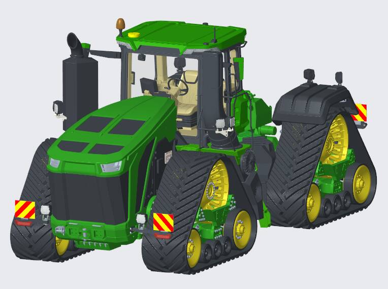 Eyewhale Deposit New Product ! 1/14 X-830 Tracked Tractor RC Model with PL18EV Radio Control