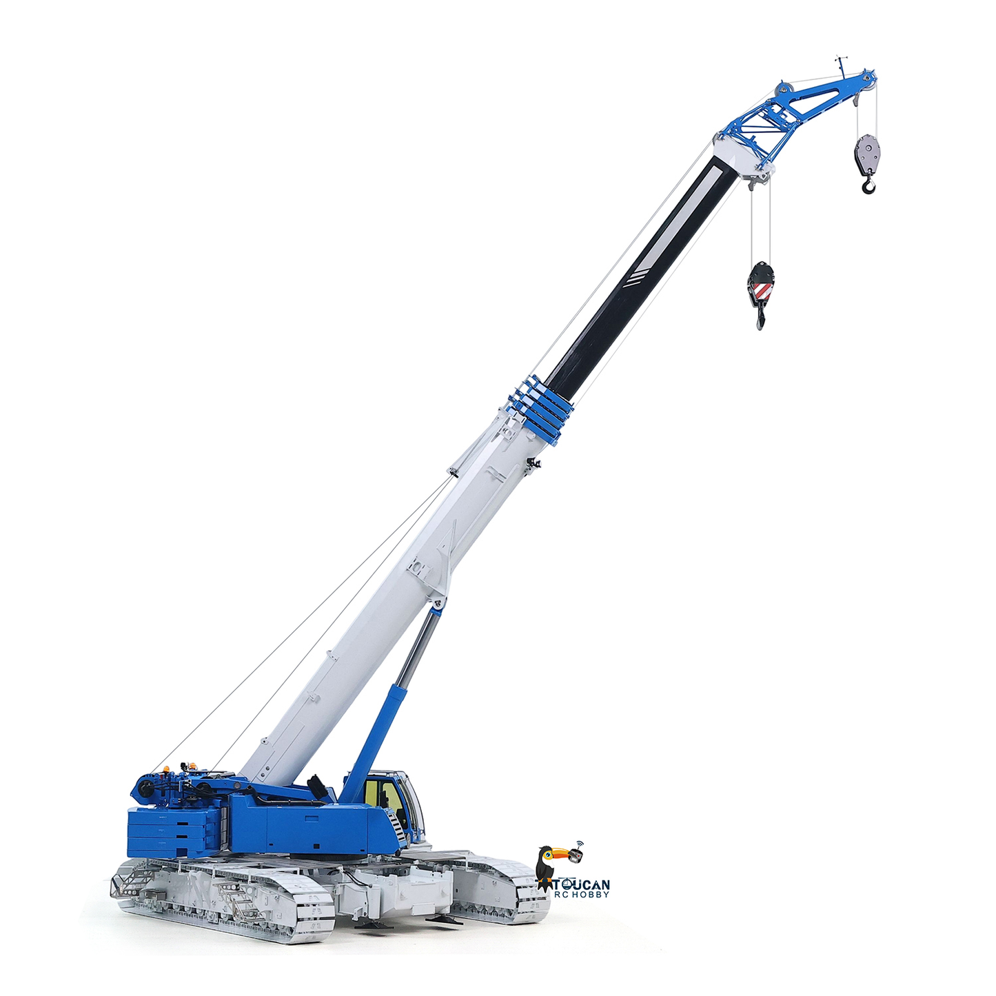 Pre-Order Eyewhale 1/14 Metal Remote Control Hydraulic Telescopic Crawler Crane Truck RC Hoist Model Brushless ESC Frsky Radio 5D Joystick