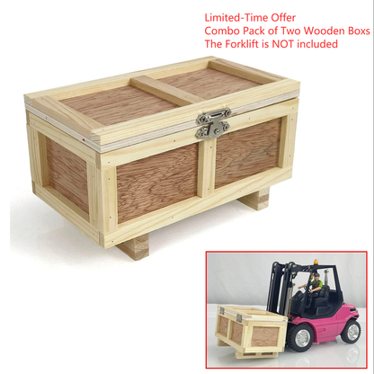 Limited Offer Combo Pack RC Scene Accessory Kit Driver Figurine Roadblock Railing Wooden Box for 1/14 and 1/12 RC Model Construction Vehicles
