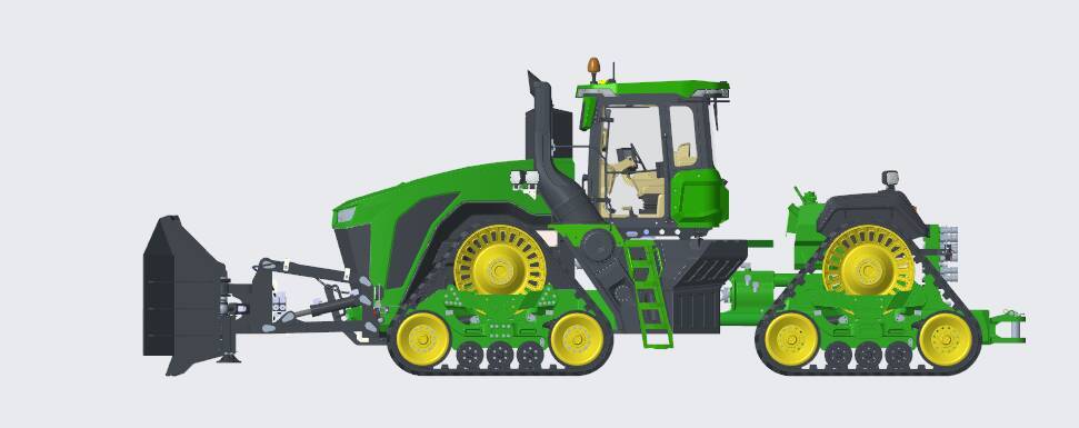 Eyewhale Deposit New Product ! 1/14 X-830 Tracked Tractor RC Model with PL18EV Radio Control