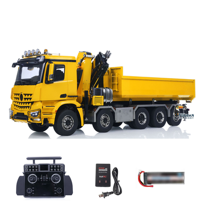 10x10 1/14 RC Hydraulikkran LKW Volldumper RTR XRLite Radio