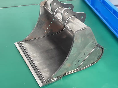 Metal Grading Bucket Ripper for 1/12 Hydraulic Remote Control Tracked Excavator C395 LR976 E650 RC Digger Model Construction Vehicle