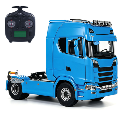 MD 2Speed 1/14 4WD Metal Radio Control Tractor Truck 770S Differential Locks RC Lorry Car HobbyWing ESC Lights Sounds RTR Model