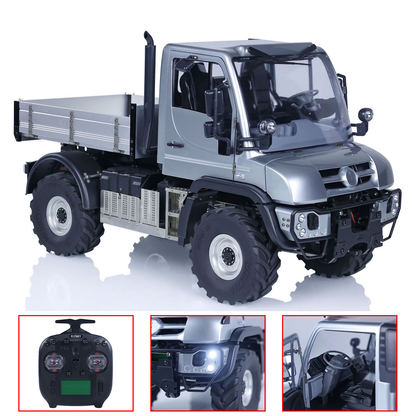 1/10 U423 4X4, lackiert, zusammengebaut, RC PNP, Offroad-Rock-Crawler-Auto mit Metalleimer