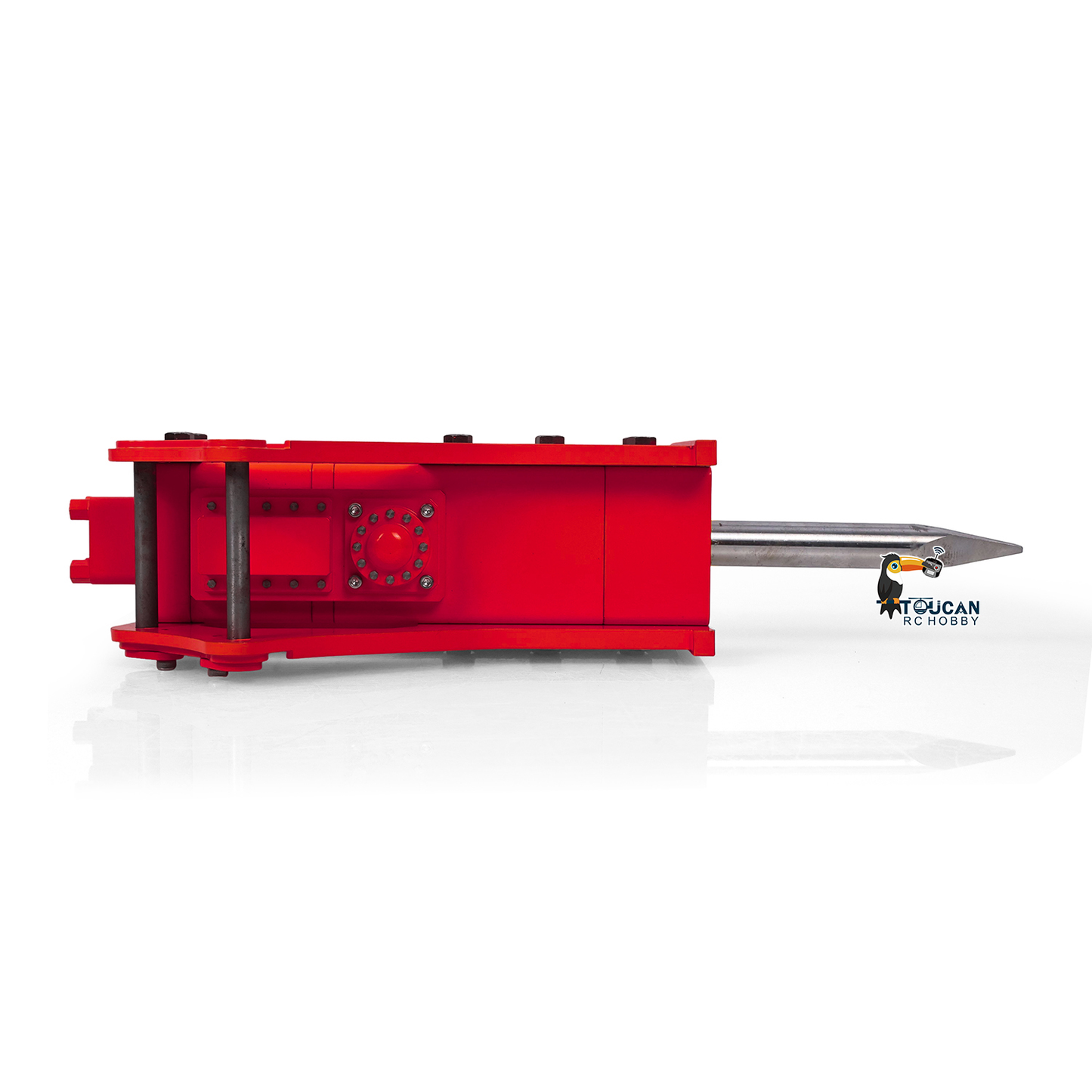 1/12 RC Hydraulic Excavator Attachments Metal Electric Hammer Hydraulic Shear Grille Bucket Rake Ripper Grading Bucket Set for C395 LR976 EC650