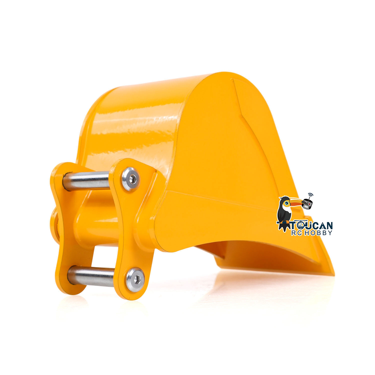 1/12 RC Hydraulic Excavator Metal Trapezoidal Bucket Narrow Toothless Toothed Grille Rake Attachment for 323GX Digger Construction Vehicle