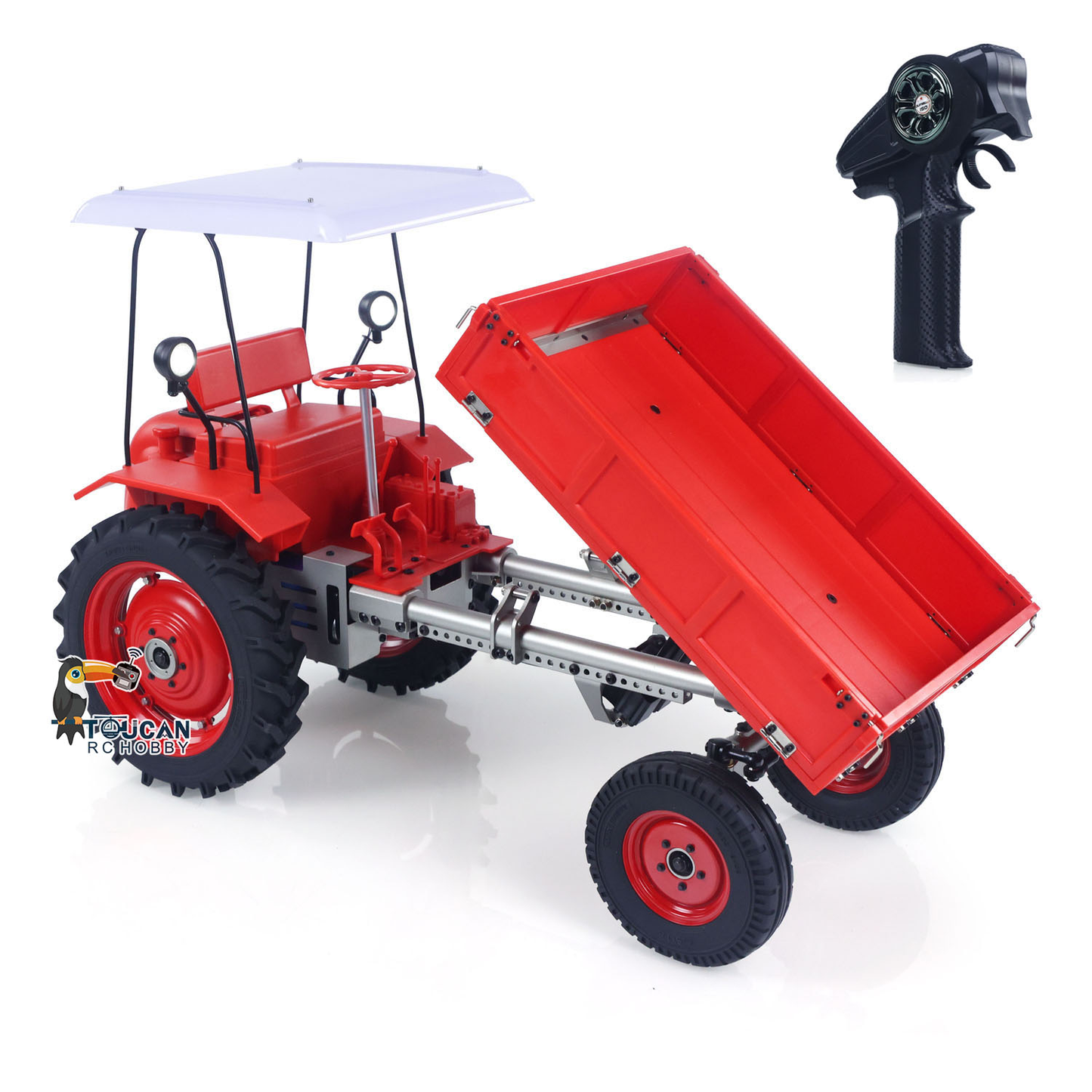Kingkong 1/10 RC Farm Tractor Car Model DONKEY T16 4×2 Transport Vehicle for Mihail Petecila
