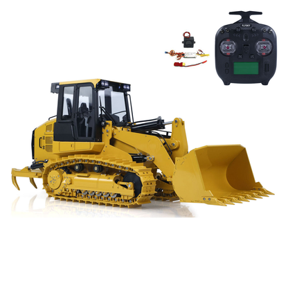 JDModel 1/14 Metal RC Hydraulic Tracked Loader JDM-188 963D 3CH Valve Pump Construction Car I6S Radio RTR Model Light 201 Sound