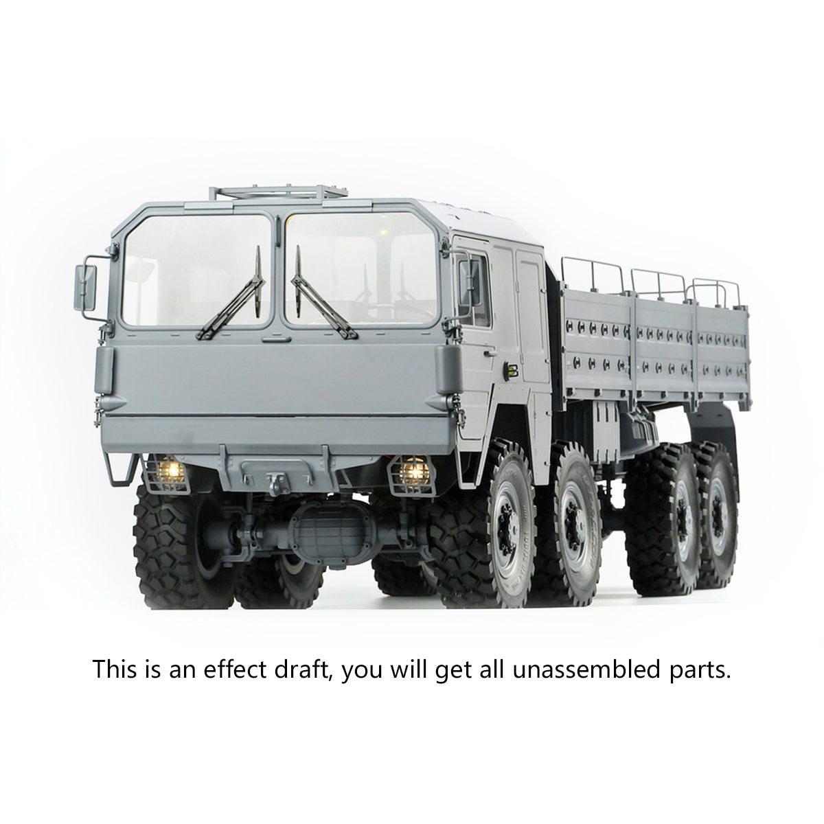 CROSSRC 1/12 MC8C 8*8 RC Off-road Military Truck KIT