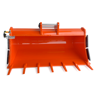 TOUCAN 1/8 Metal RC Excavator Attachments for 385CF Hydraulic Digger, Ripper, Bucket, Rake, Quick Coupler & Construction Model