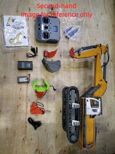 Second Hand Fast Shipping 1/18 Kabolite 5901 100S Electric Lifting RC Excavator Flysky Remote Control Digger Engineering Vehicle Electric Ripper Hammer