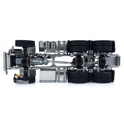 Mercedes AROCS RC truck ScaleC heavy duty 6x6 chassis side profile