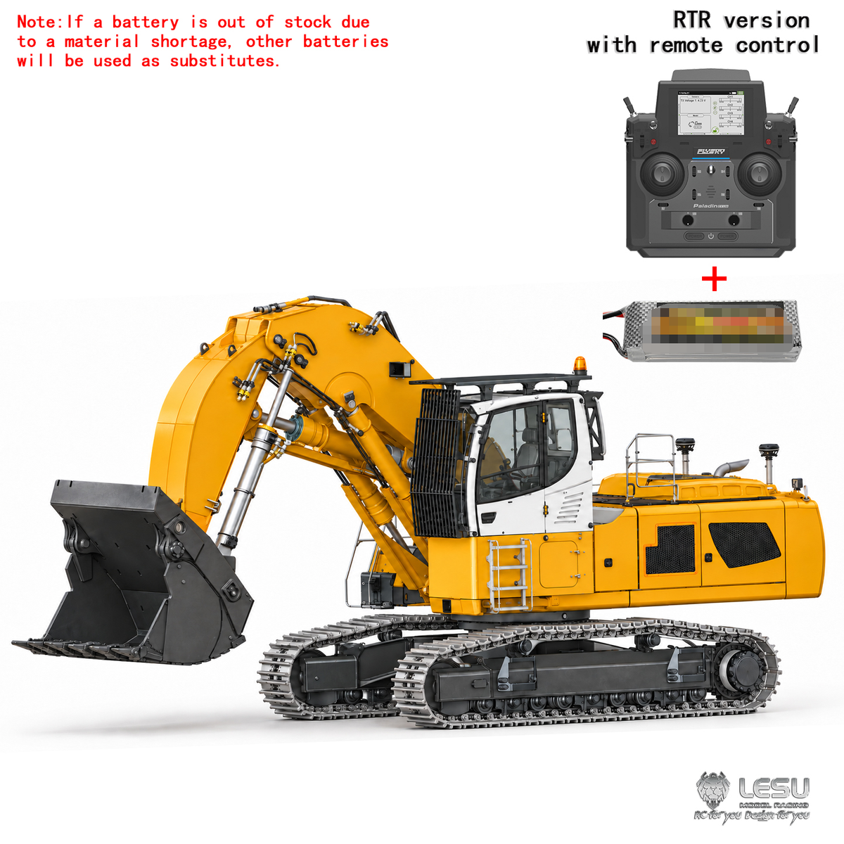 LESU LR956 Deposit New Product ! 1/14 B0031 Front Shovel Excavator RTR/PNP/KIT with Hydraulic Travel Steering