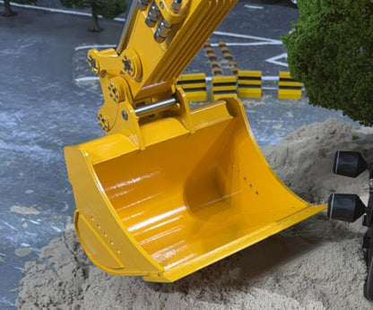 Metal Grading Bucket Ripper for 1/12 Hydraulic Remote Control Tracked Excavator C395 LR976 E650 RC Digger Model Construction Vehicle