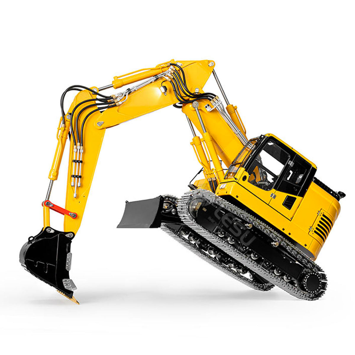 LESU 1/14 Aoue ET26L RC Hydraulic Excavator B0012 RTR/PNP Diggers with Light System Simulated GPS