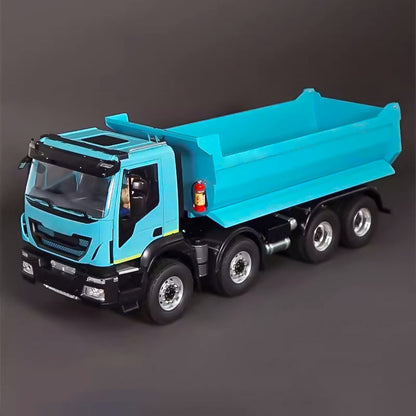 1/14 8x8 Metall PNP Hydraulischer RC LKW Kipper mit 2-Gang Getriebe Getriebe Sound Light System