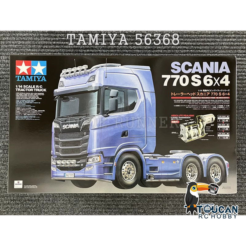 1/14 6X4 RC Tractor Truck 770S 56368 Radio Control Engineering Vehicle Model Kit