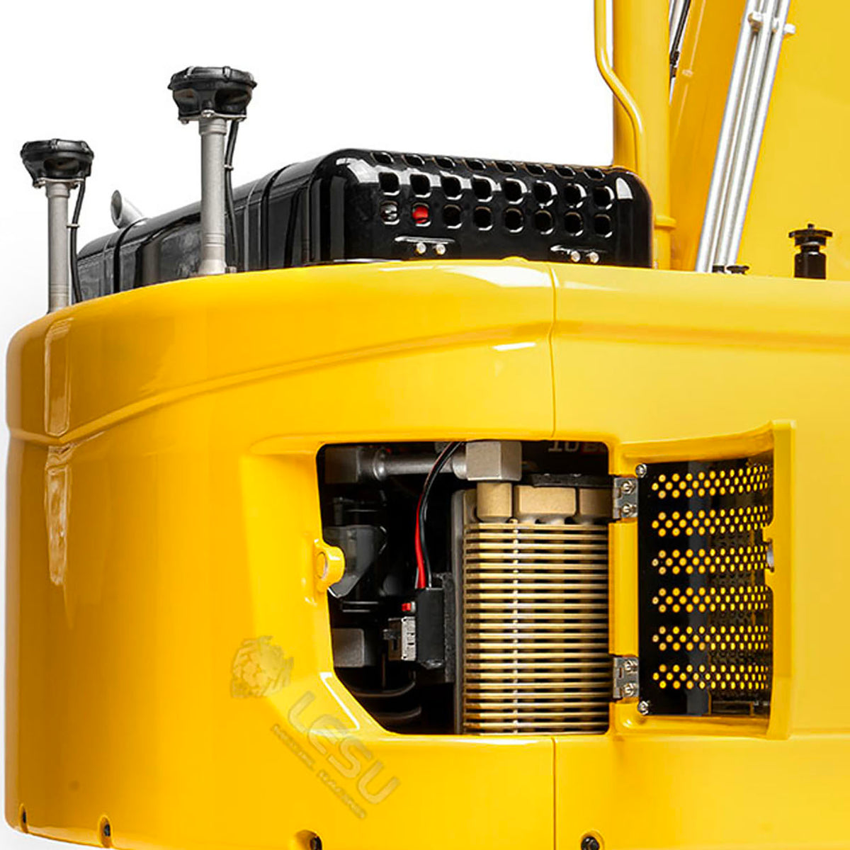 LESU 1/14 Aoue ET26L RC Hydraulic Excavator B0012 RTR/PNP Diggers with Light System Simulated GPS