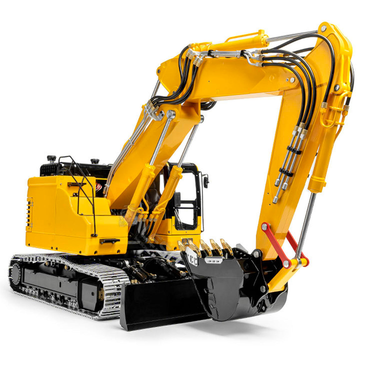 LESU 1/14 Aoue ET26L RC Hydraulic Excavator B0012 RTR/PNP Diggers with Light System Simulated GPS