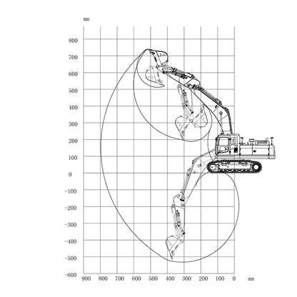 LESU 1/14 PC360 Painted Unassembled Metal RC Hydraulic Excavator B0002