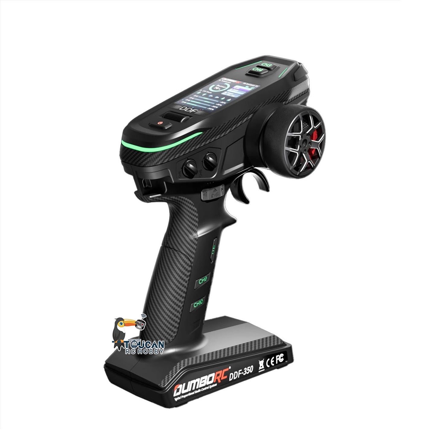 UNI U423 1/10 RC Rock Crawler Car 4X4 4WD Remote Control Off-road Vehicles Metal Axles Bucket Winch Lights Sound DDF350 Radio