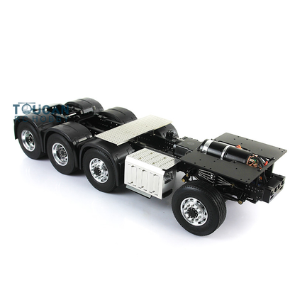 TOUCAN RC HOBBY LESU Metal RC Assembled Heavy-duty Chassis for 1/14 Scale 1851 3363 Tractor Truck 3 Speed Transmission Highline Equipment Rack Truck UpgradeParts