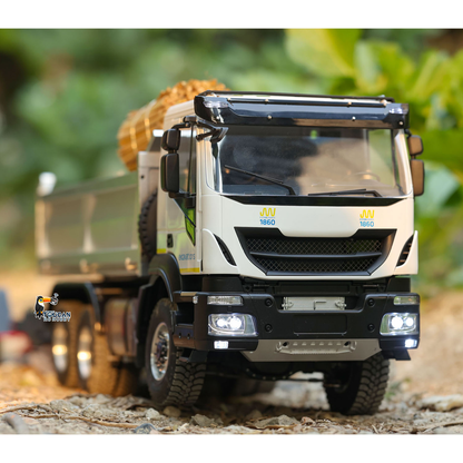 MD 1/14 6x6 Hydraulic RC Painted Assembled PNP Truck Dumper With 2-speed Gearbox Sound Light System