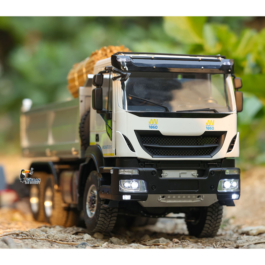 MD 1/14 6x6 Hydraulic RC Painted Assembled PNP Truck Dumper With 2-speed Gearbox Sound Light System