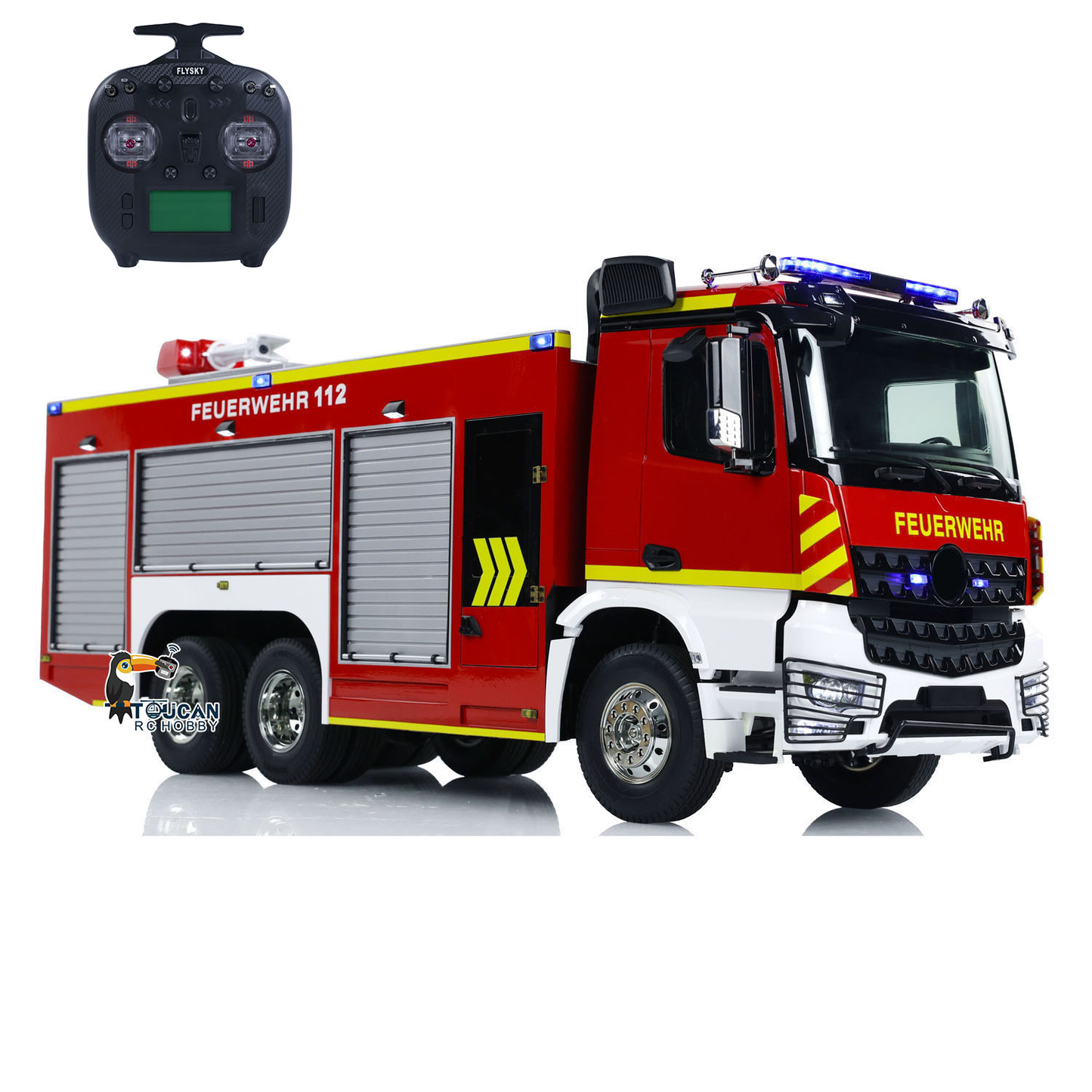 1/14 6x4 RC Fire Fighting Truck Fire Vehicles RTR