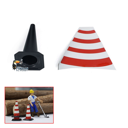 Cônes de barrière de signalisation décoratifs, seau de protection contre les collisions pour bricolage