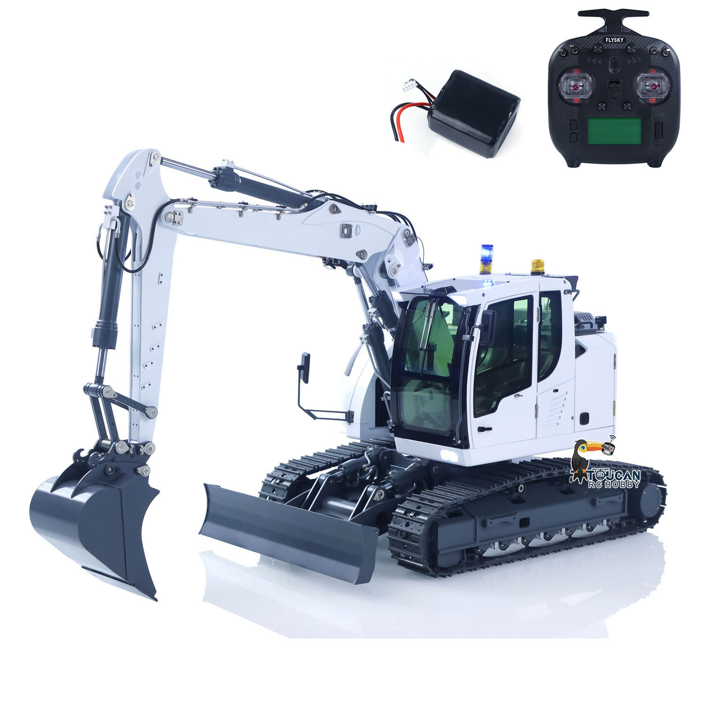 Excavatrice hydraulique RC 5 voies CUT 1/14 Scale 914 RTR