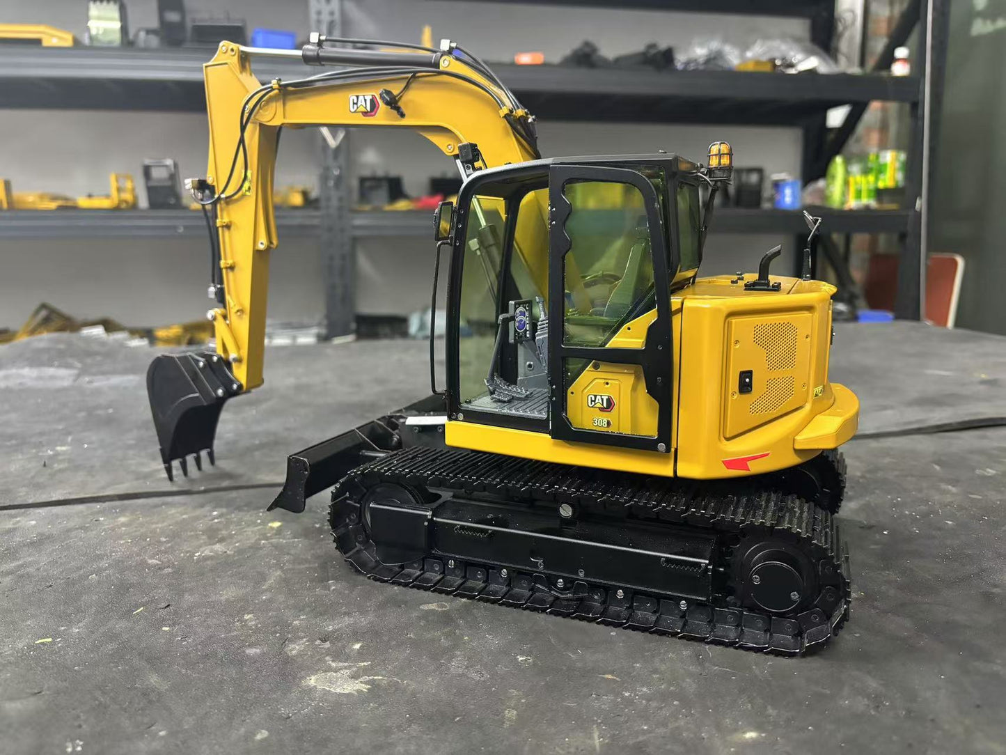 Pre-order NEW Product C308 RC Excavator ST8 Radio Control Metal Digger Model Simulation Engineering Vehicles