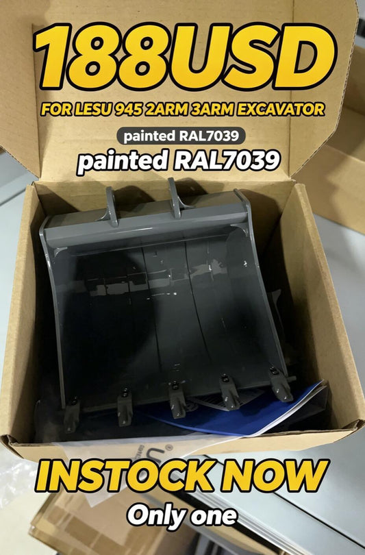 Metal Bucket for LESU 1/14 Aoue Metal LR945 Hydraulic RC Excavator
