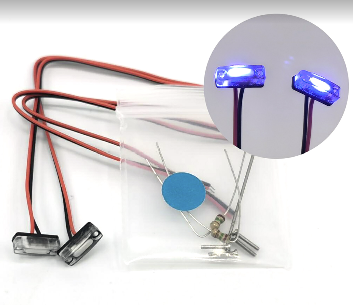 Lampe LED de cabine d'éclairage avant pour tracteur radiocommandé 1/14 770S, pièce de camion RC