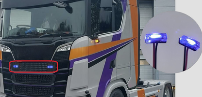 Lampe LED de cabine d'éclairage avant pour tracteur radiocommandé 1/14 770S, pièce de camion RC