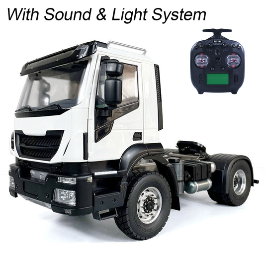 Camion tracteur RC en métal 1/14 4x2 PNP avec boîte de vitesses à 2 vitesses