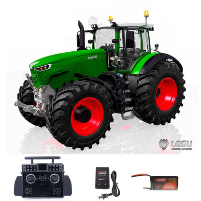 LESU AOUE 1050 4x4 1/14 Hydraulic Metal RC Tractor With Radio Battery Smoke Unit Upgrade Sound System