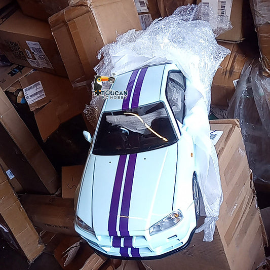 Second Hand US Stock Capo 4WD 1/8 RC Racing Car R34 4x4 High Speed Metal RTR Drift Cars Sound Smoking