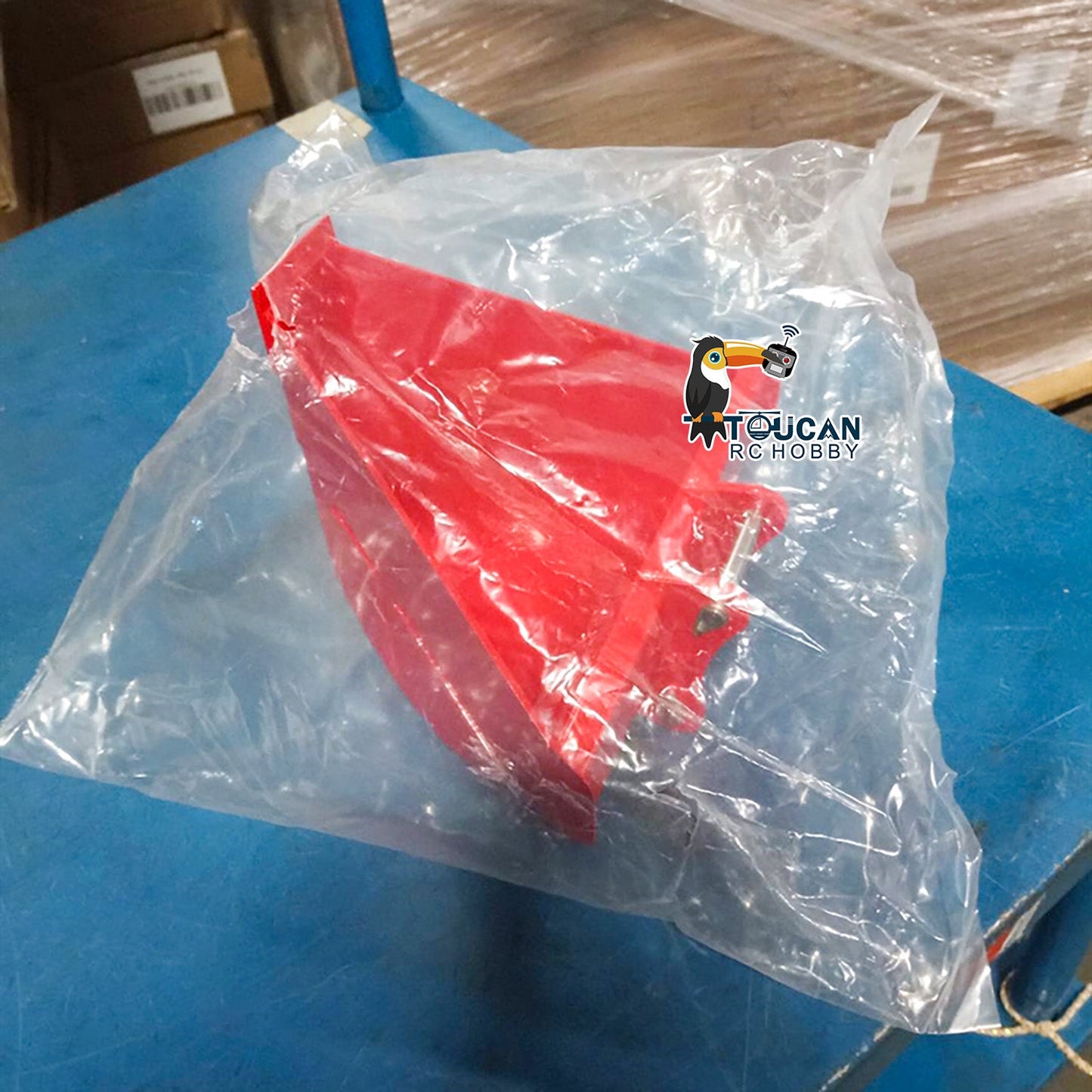 Second Hand US Stock Trapezoid Narrow Bucket Metal for 1/14 LESU RC Hydraulic ET35 Excavator Parts